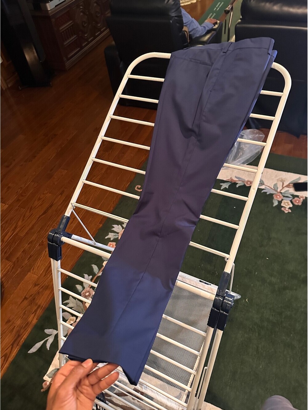 The Kooples Navy Suit Pants 100% Wool Size 46 IT